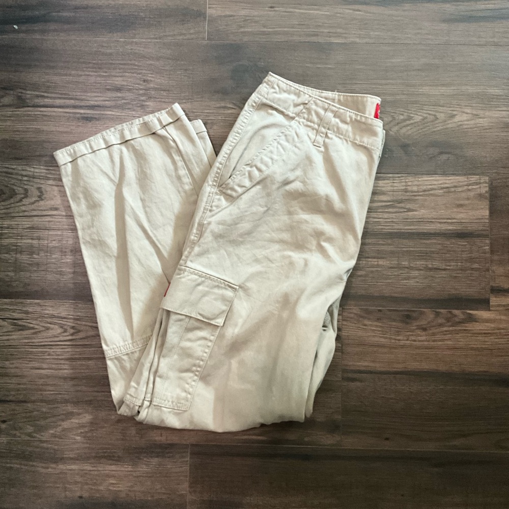 Khaki cargo pants
